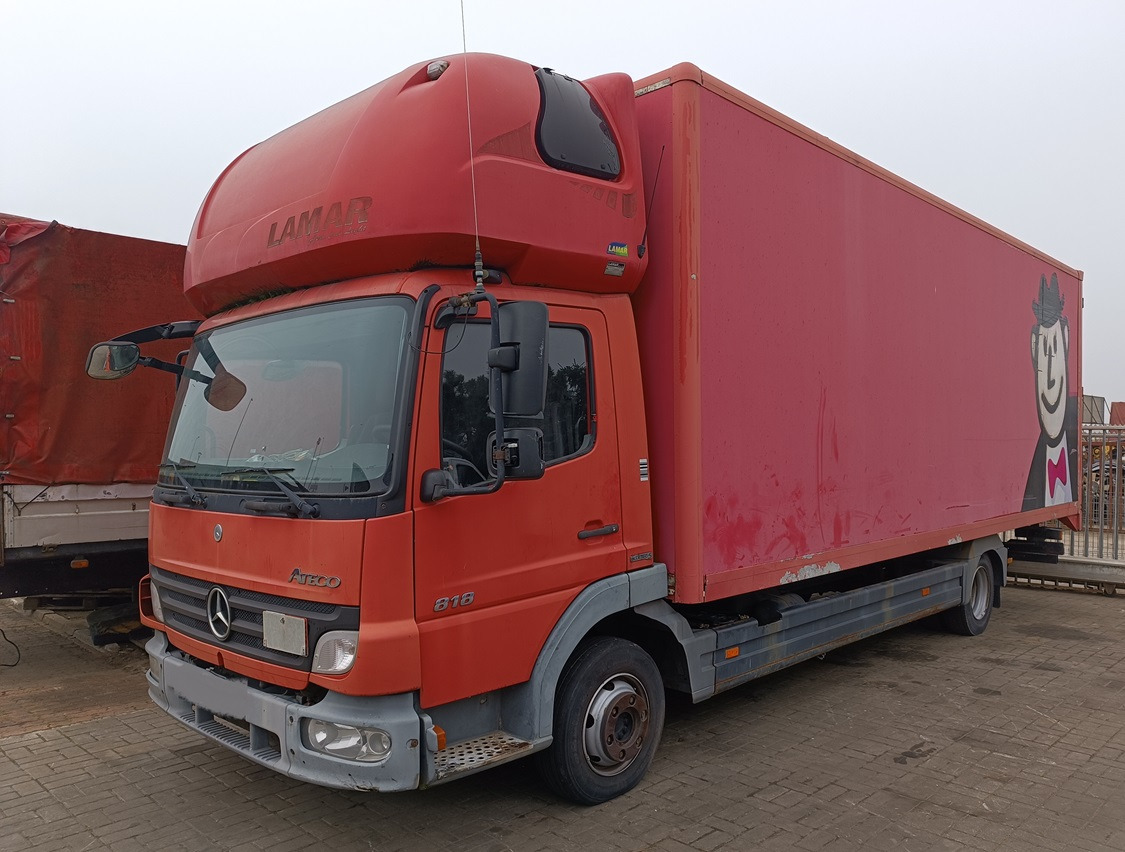 MERCEDES-BENZ ATEGO II 818 - Грузовик с закрытым кузовом: фото 1 MERCEDES-BENZ ATEGO II 818 - Грузовик с закрытым кузовом: фото 1
