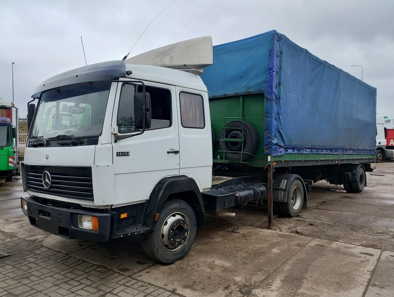 MERCEDES BENZ 1120 S + NACZEPA 1-OSIOWA TRAILER - Тягач: фото 1 MERCEDES BENZ 1120 S + NACZEPA 1-OSIOWA TRAILER - Тягач: фото 1