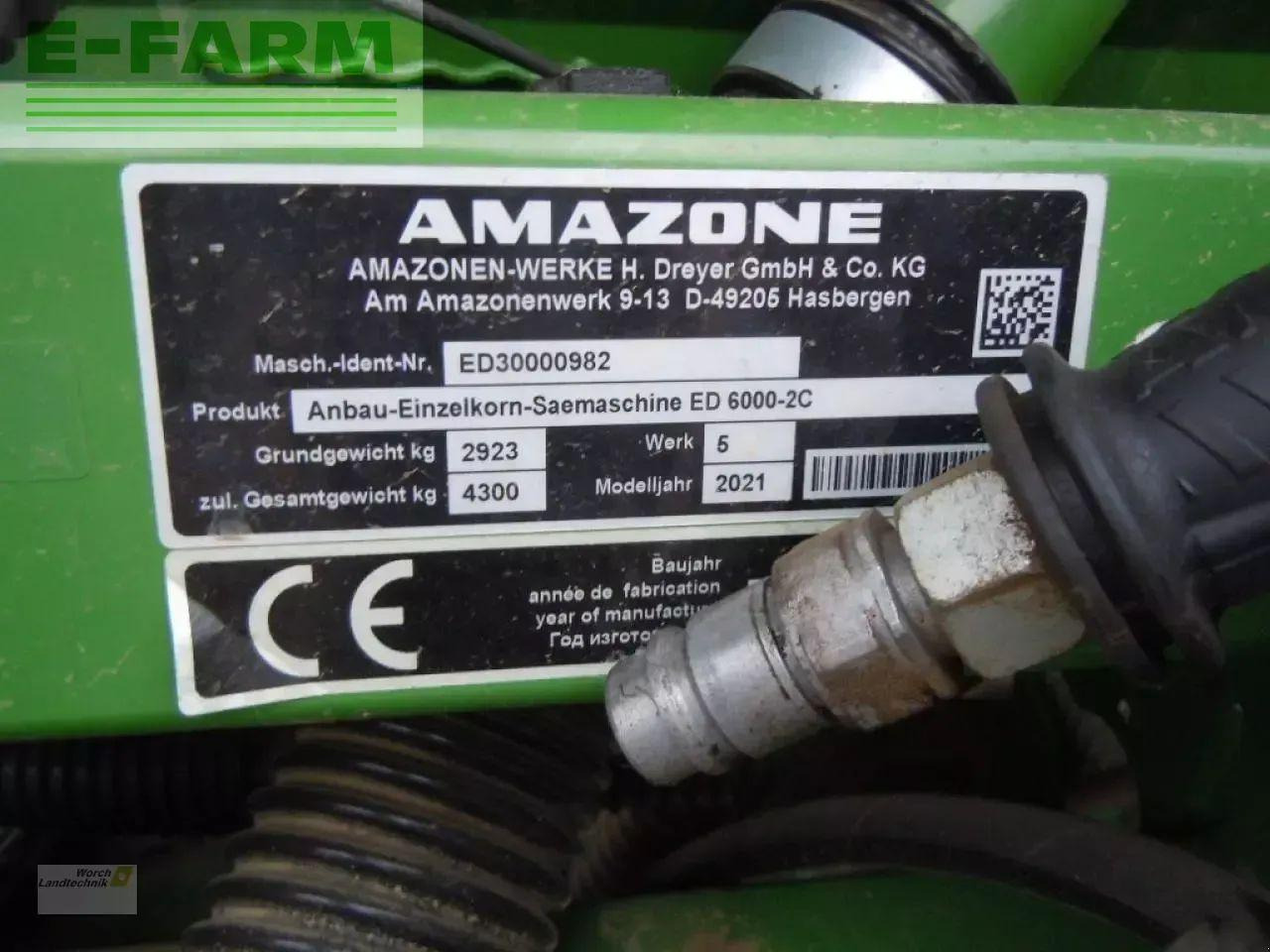 Сеялка Amazone ed 6000-2c: фото 14