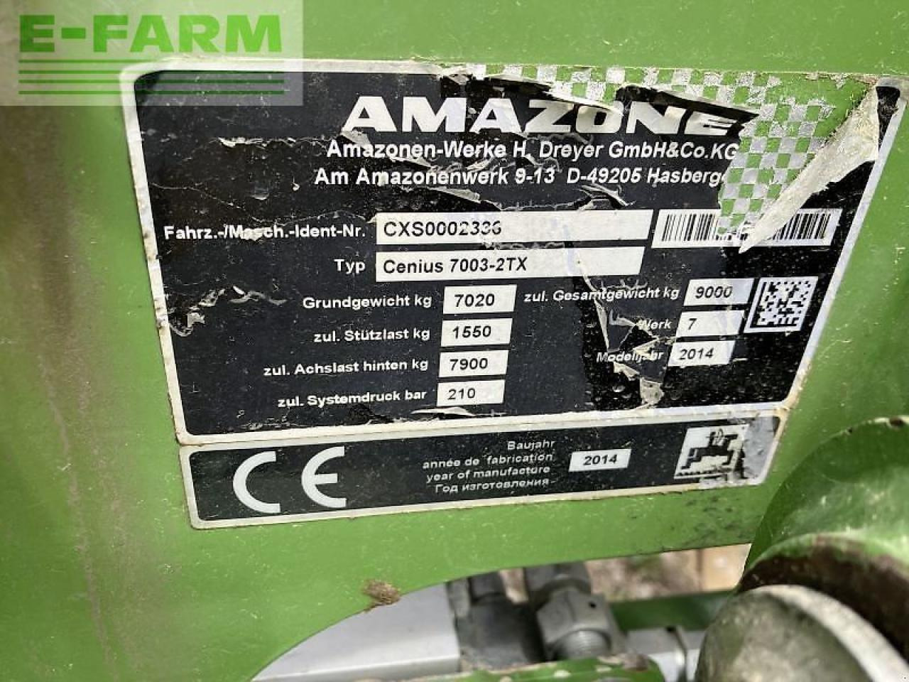 Культиватор Amazone gebr. grubber cenius 7003-2tx: фото 10