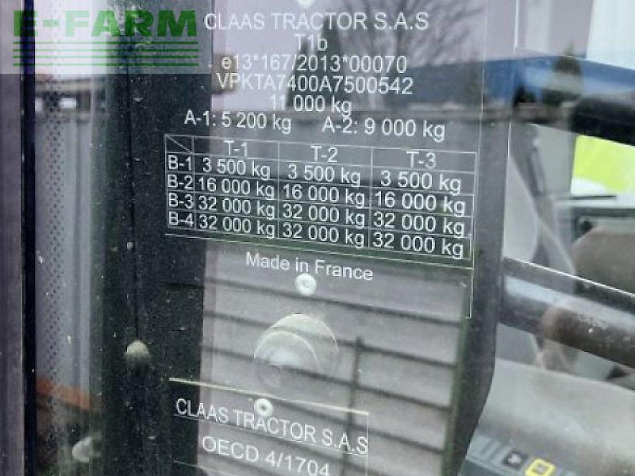 Трактор CLAAS arion 550 cmatic cebis CMATIC CEBIS: фото 27