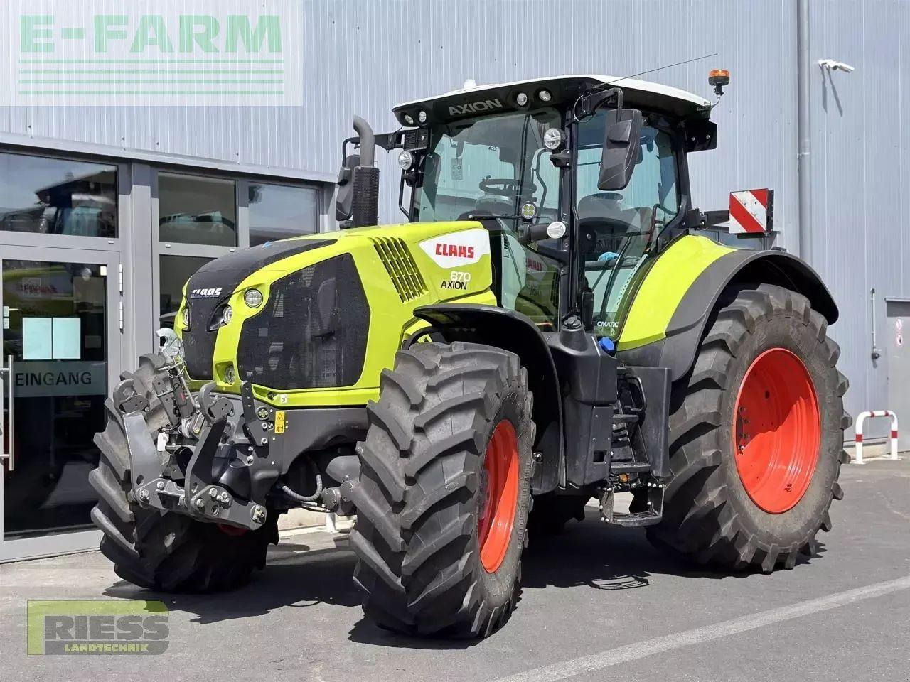 CLAAS axion 870 cebis cmatic CMATIC CEBIS - Трактор: фото 1 CLAAS axion 870 cebis cmatic CMATIC CEBIS - Трактор: фото 1