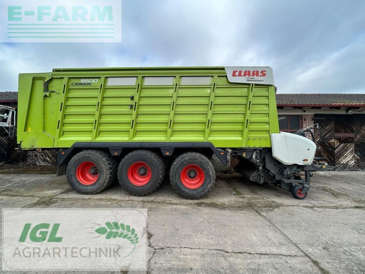 CLAAS carcos 9500 tridem - Сельскохозяйственный прицеп-самосвал: фото 3 CLAAS carcos 9500 tridem - Сельскохозяйственный прицеп-самосвал: фото 3