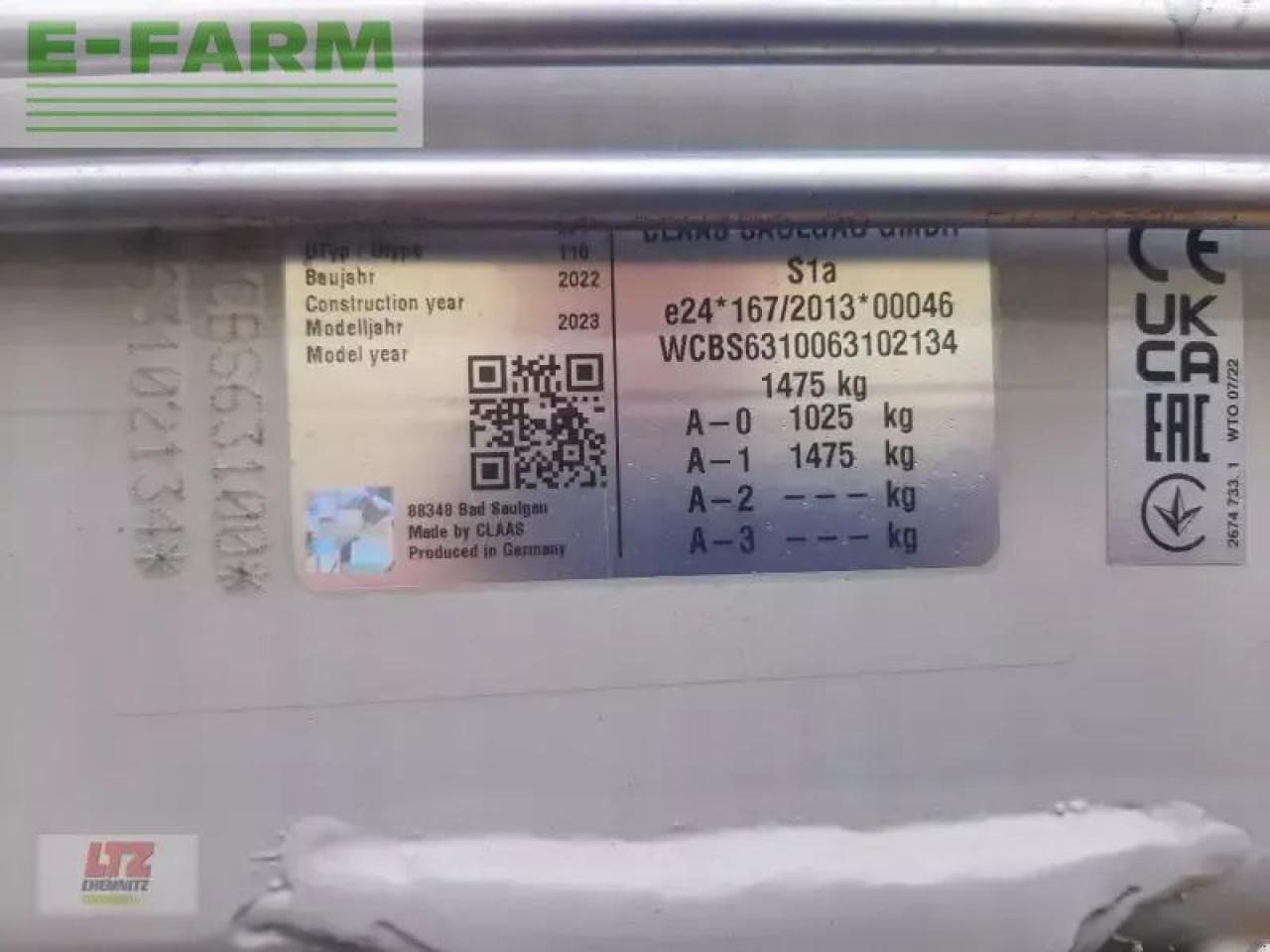 Сеноворошилка CLAAS volto 1300 t wender: фото 10 Сеноворошилка CLAAS volto 1300 t wender: фото 10