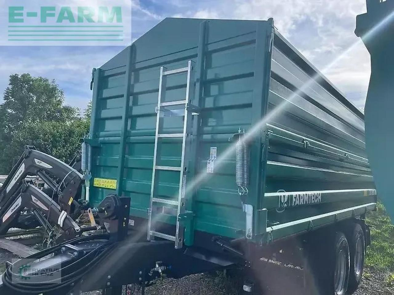 Сельскохозяйственный прицеп-самосвал Farmtech tdk 1800 dreiseitenkipper neu: фото 6