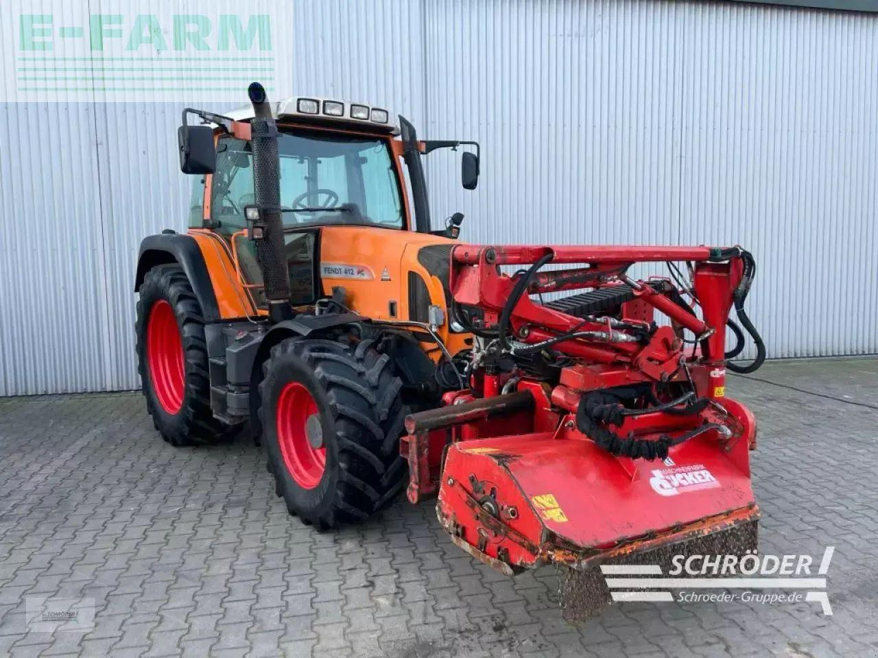 Fendt 412 vario tms + dücker una 500 - Трактор: фото 1 Fendt 412 vario tms + dücker una 500 - Трактор: фото 1