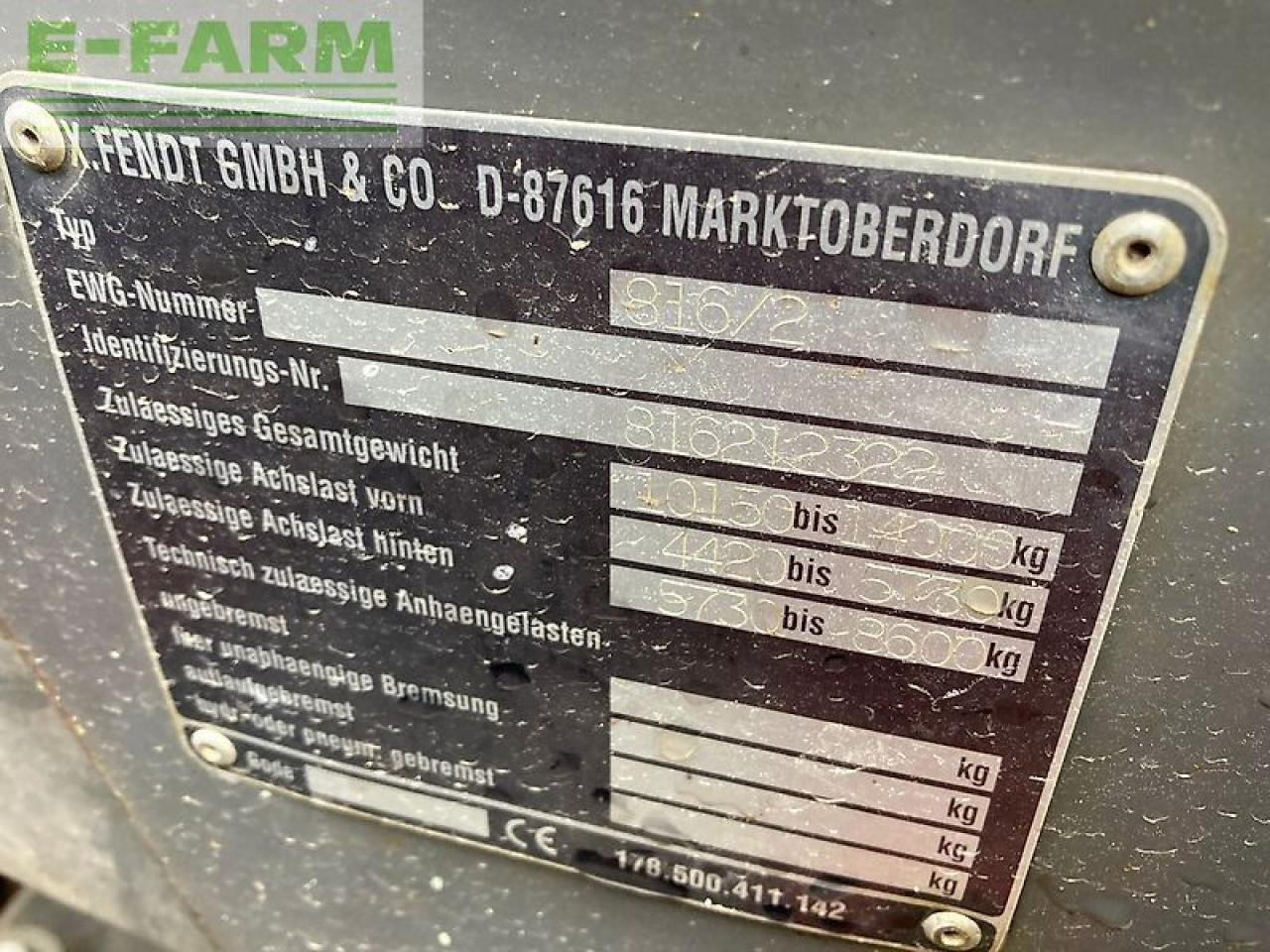 Трактор Fendt 816/2 favorit: фото 27 Трактор Fendt 816/2 favorit: фото 27