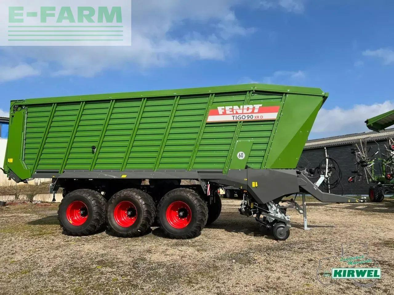 Fendt tigo 90 xr - Самозагружающийся прицеп: фото 3 Fendt tigo 90 xr - Самозагружающийся прицеп: фото 3