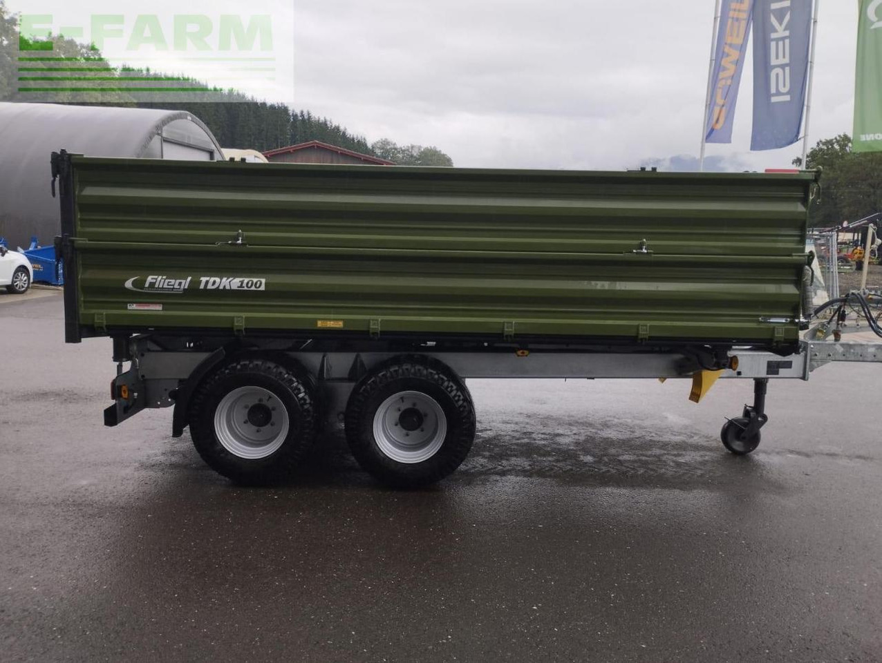 Fliegl tdk 100 vr fox - Сельскохозяйственный прицеп-самосвал: фото 1 Fliegl tdk 100 vr fox - Сельскохозяйственный прицеп-самосвал: фото 1