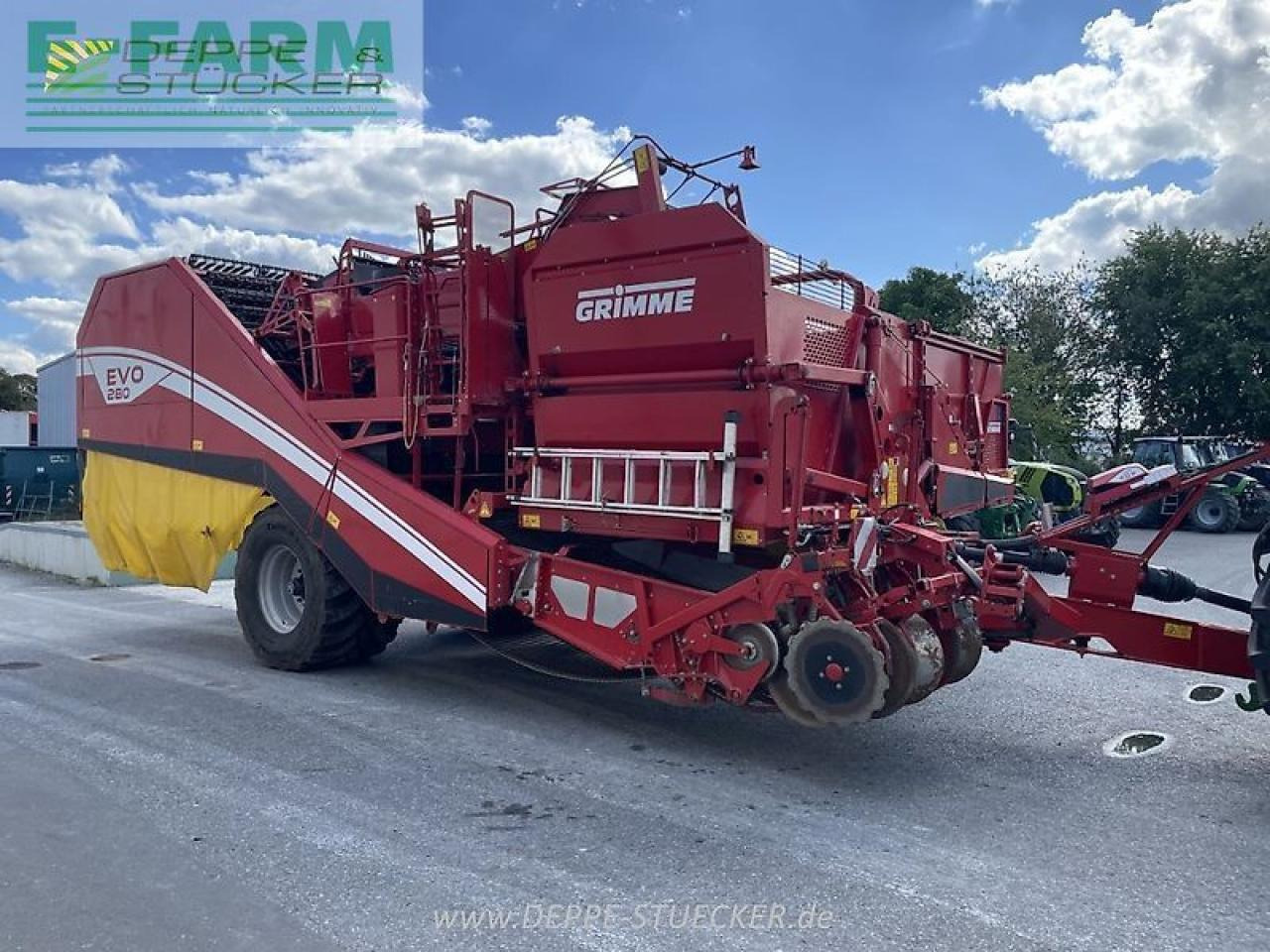 Grimme evo 280 - Картофелеуборочный комбайн: фото 4 Grimme evo 280 - Картофелеуборочный комбайн: фото 4