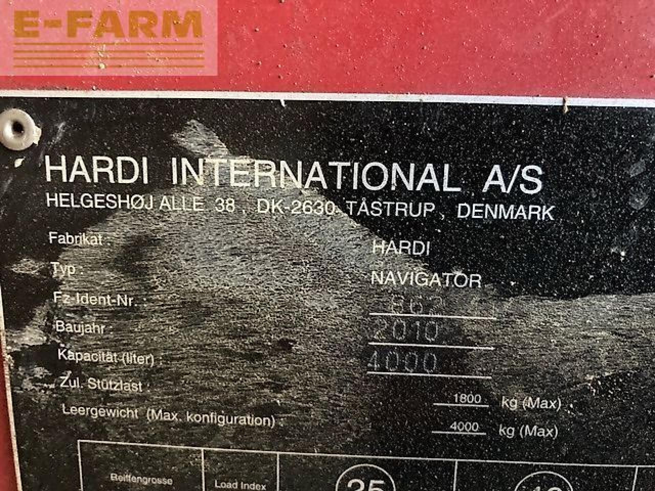 Hardi navigator 4000 - Прицепной опрыскиватель: фото 3 Hardi navigator 4000 - Прицепной опрыскиватель: фото 3