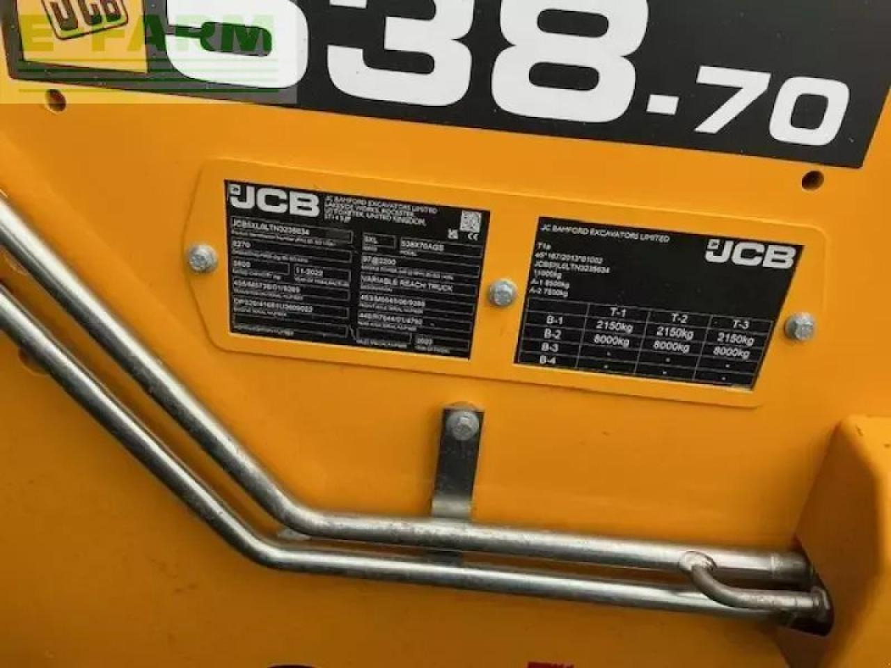 JCB 538.70agrisup - Телескопический погрузчик: фото 5 JCB 538.70agrisup - Телескопический погрузчик: фото 5