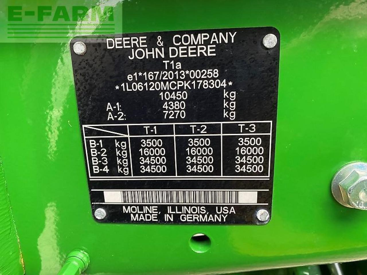 Трактор John Deere 6120m mit frontlader 623r: фото 15