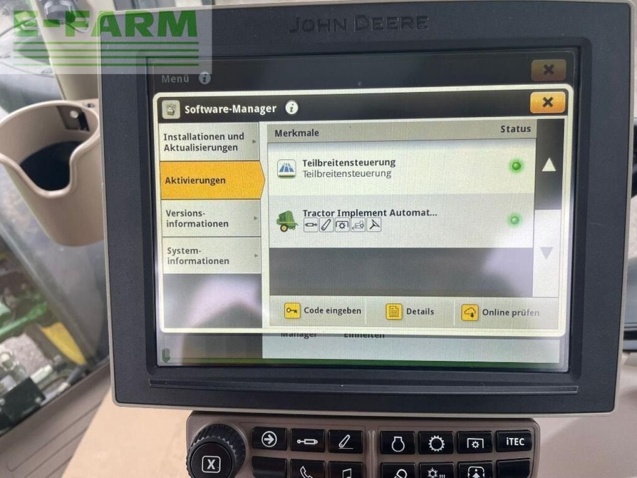 Трактор John Deere 6250r: фото 14