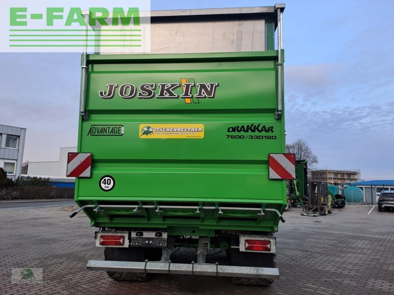 Joskin drakkar 7600/33d180 - Сельскохозяйственный прицеп-самосвал: фото 5 Joskin drakkar 7600/33d180 - Сельскохозяйственный прицеп-самосвал: фото 5