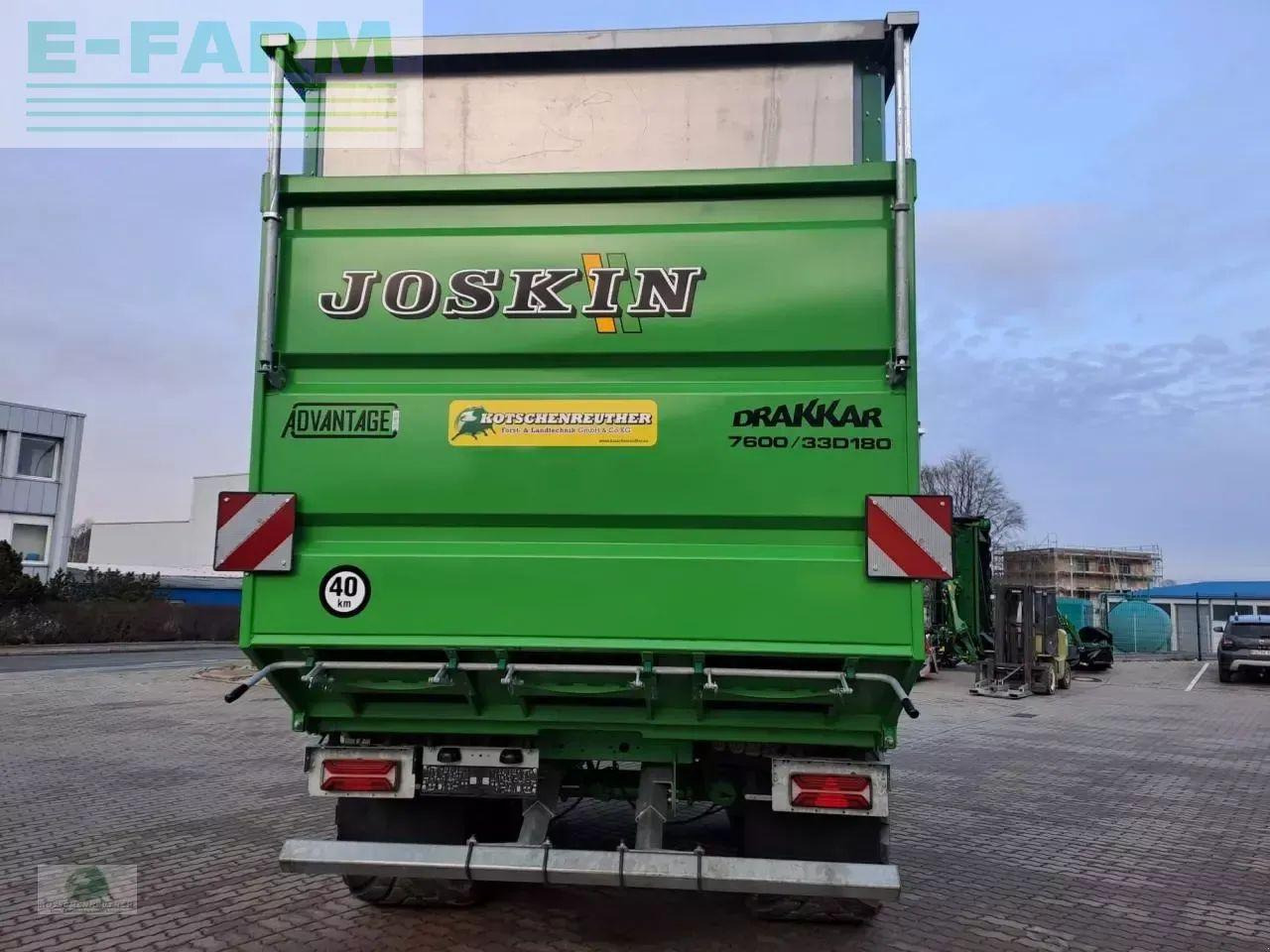 Joskin drakkar 7600/33d180 - Сельскохозяйственный прицеп-самосвал: фото 5 Joskin drakkar 7600/33d180 - Сельскохозяйственный прицеп-самосвал: фото 5