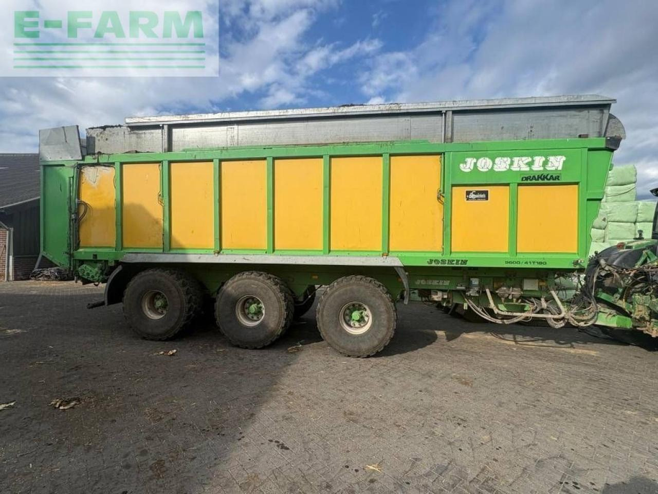 Joskin drakkar 9600 - Сельскохозяйственный прицеп-самосвал: фото 1 Joskin drakkar 9600 - Сельскохозяйственный прицеп-самосвал: фото 1