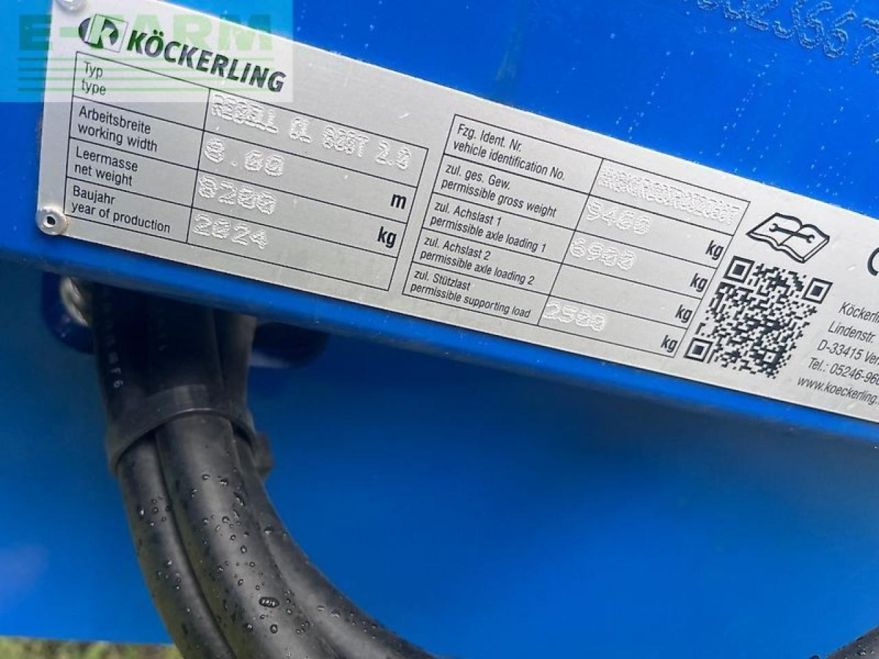 Дисковая борона Köckerling rebell classic 800t 2.0: фото 7 Дисковая борона Köckerling rebell classic 800t 2.0: фото 7