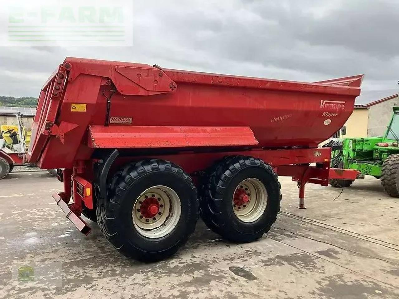 Сельскохозяйственный прицеп-самосвал Krampe hp 20: фото 12