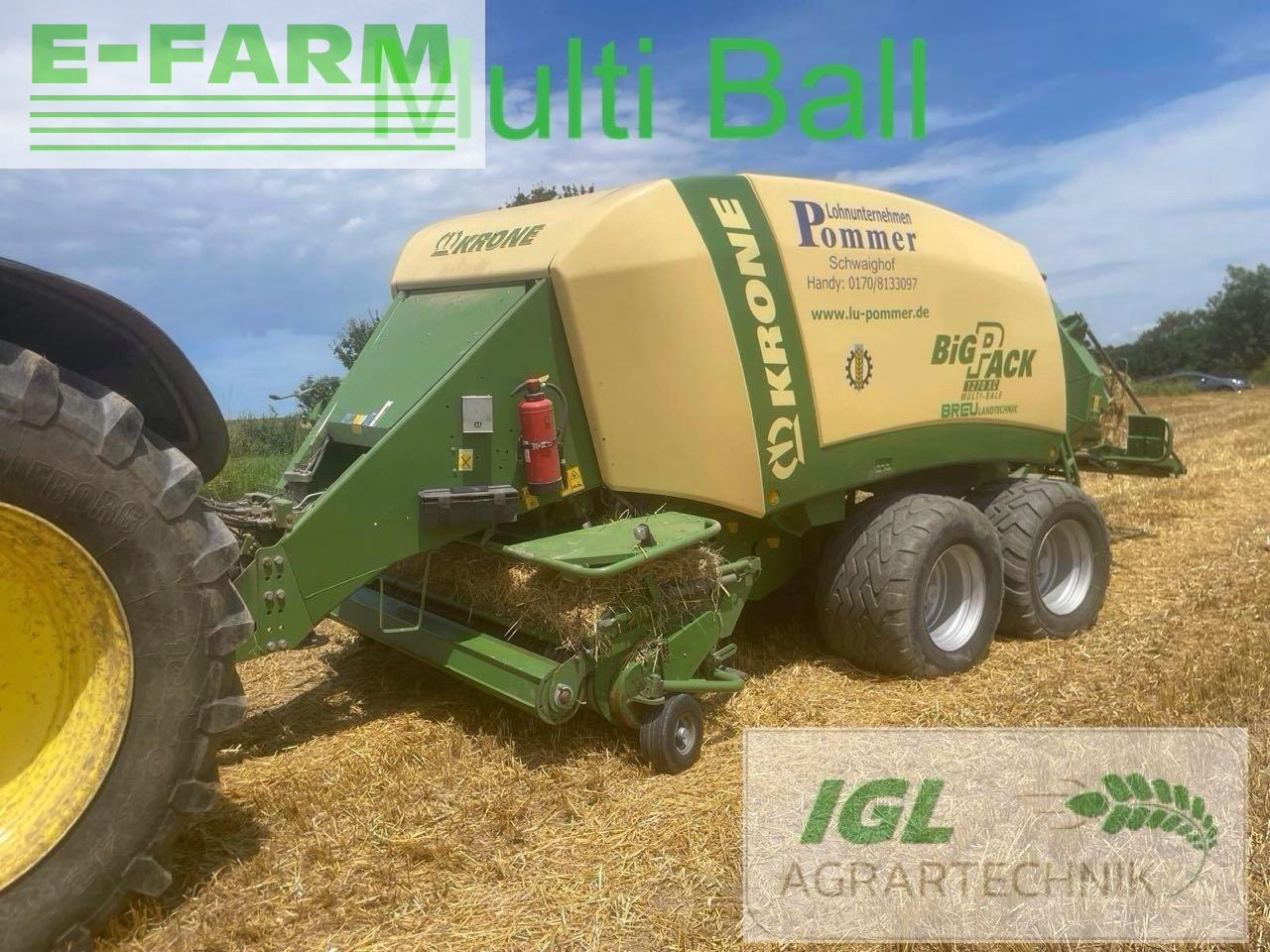 Krone big pack 1270 xc multi bale - Пресс-подборщик тюковый: фото 1 Krone big pack 1270 xc multi bale - Пресс-подборщик тюковый: фото 1