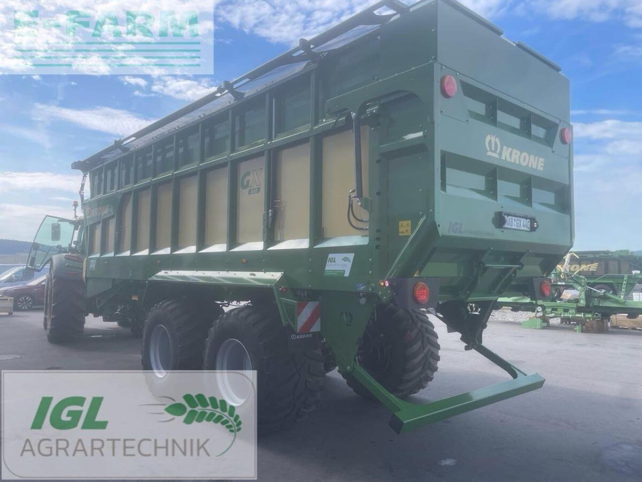 Krone gx 440 (tt801-20) - Сельскохозяйственный прицеп-самосвал: фото 2 Krone gx 440 (tt801-20) - Сельскохозяйственный прицеп-самосвал: фото 2