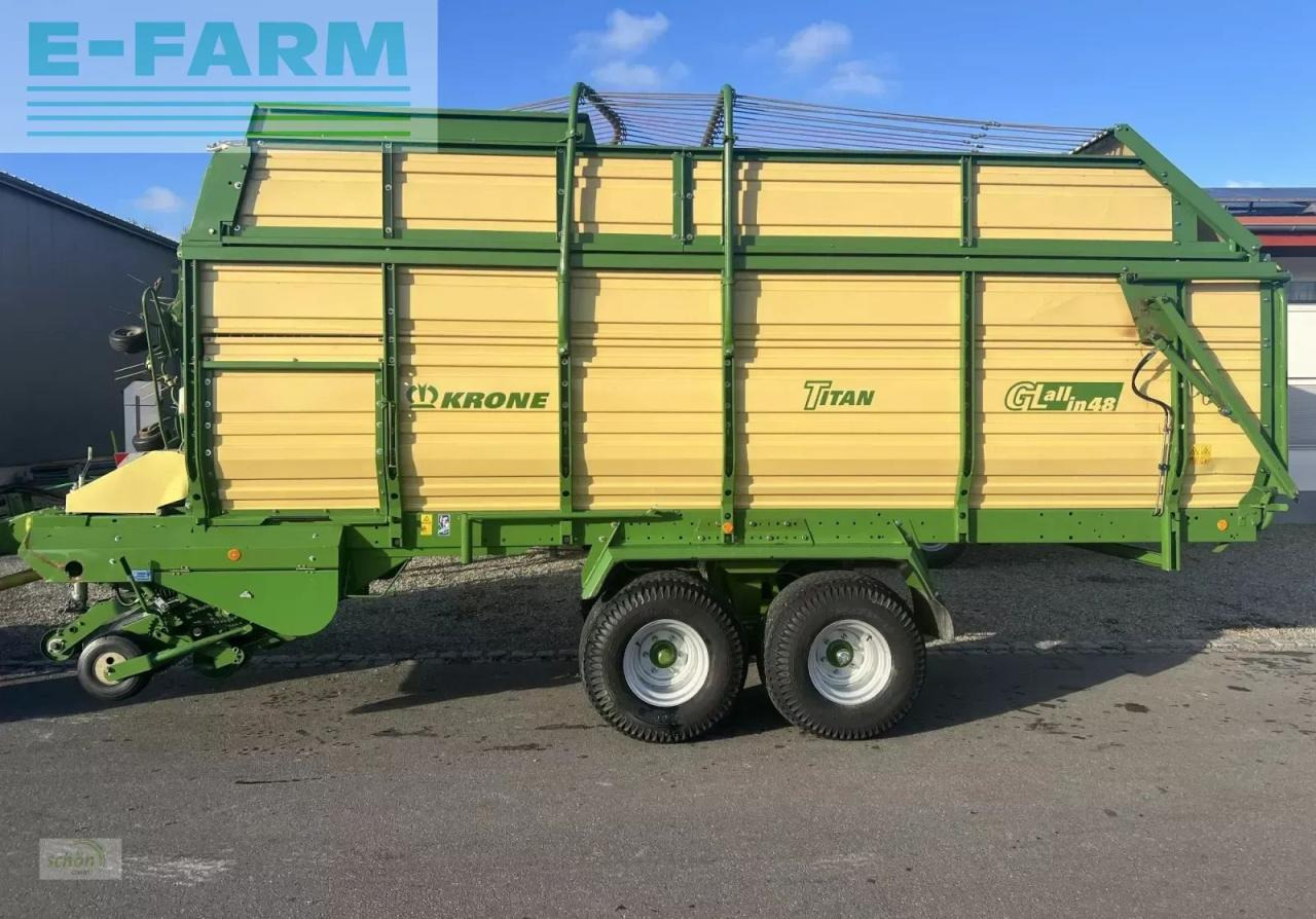 Krone titan 6/48 gl all in im guten zustand - mit zusätzlichen tasträdern hinter der pick-up - Самозагружающийся прицеп: фото 2 Krone titan 6/48 gl all in im guten zustand - mit zusätzlichen tasträdern hinter der pick-up - Самозагружающийся прицеп: фото 2