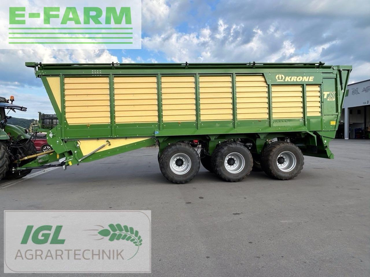 Krone tx 560 - Сельскохозяйственный прицеп-самосвал: фото 2 Krone tx 560 - Сельскохозяйственный прицеп-самосвал: фото 2