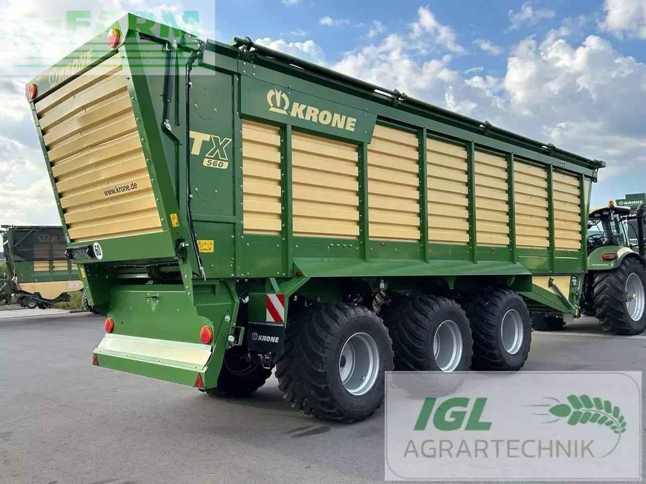 Krone tx 560 - Сельскохозяйственный прицеп-самосвал: фото 5 Krone tx 560 - Сельскохозяйственный прицеп-самосвал: фото 5