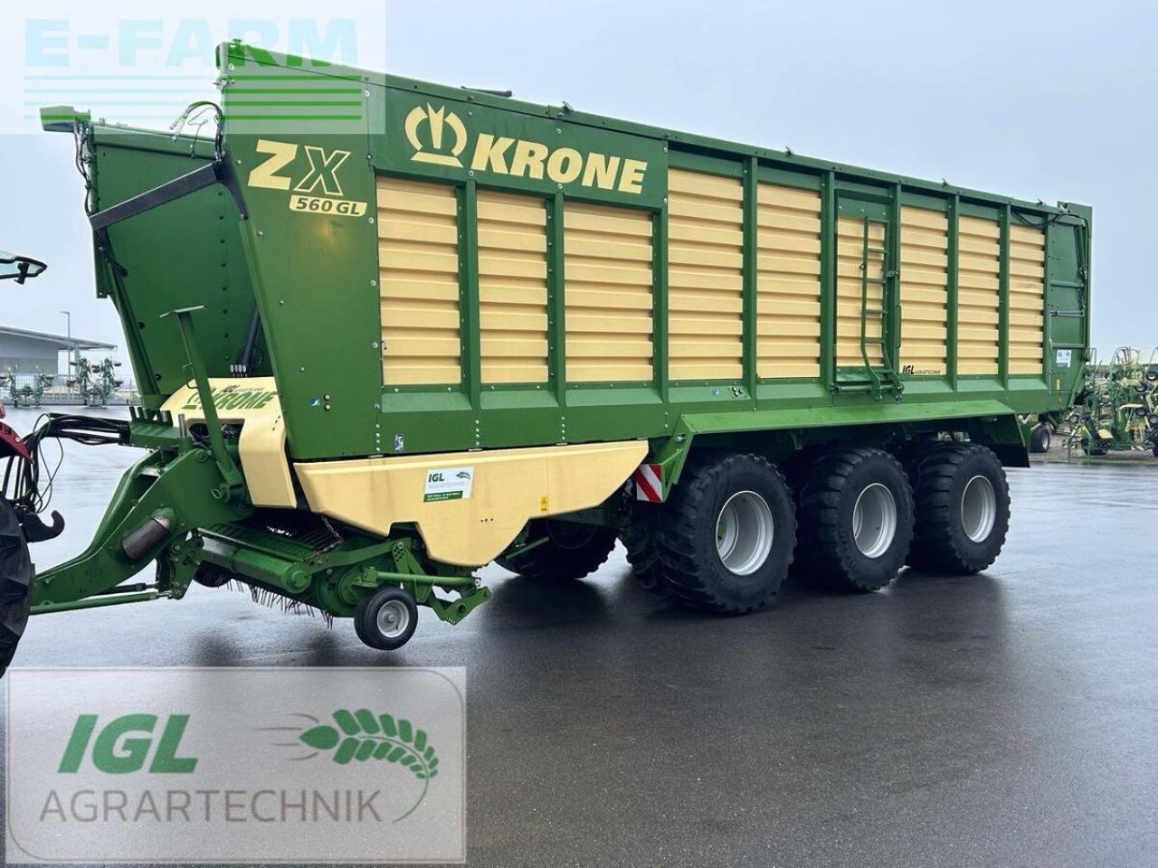 Krone zx 560 gl - Сельскохозяйственный прицеп-самосвал: фото 1 Krone zx 560 gl - Сельскохозяйственный прицеп-самосвал: фото 1