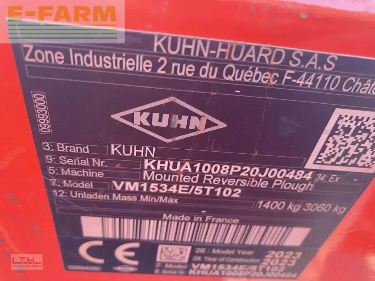 Kuhn vari-master 153 4e - Плуг: фото 5 Kuhn vari-master 153 4e - Плуг: фото 5