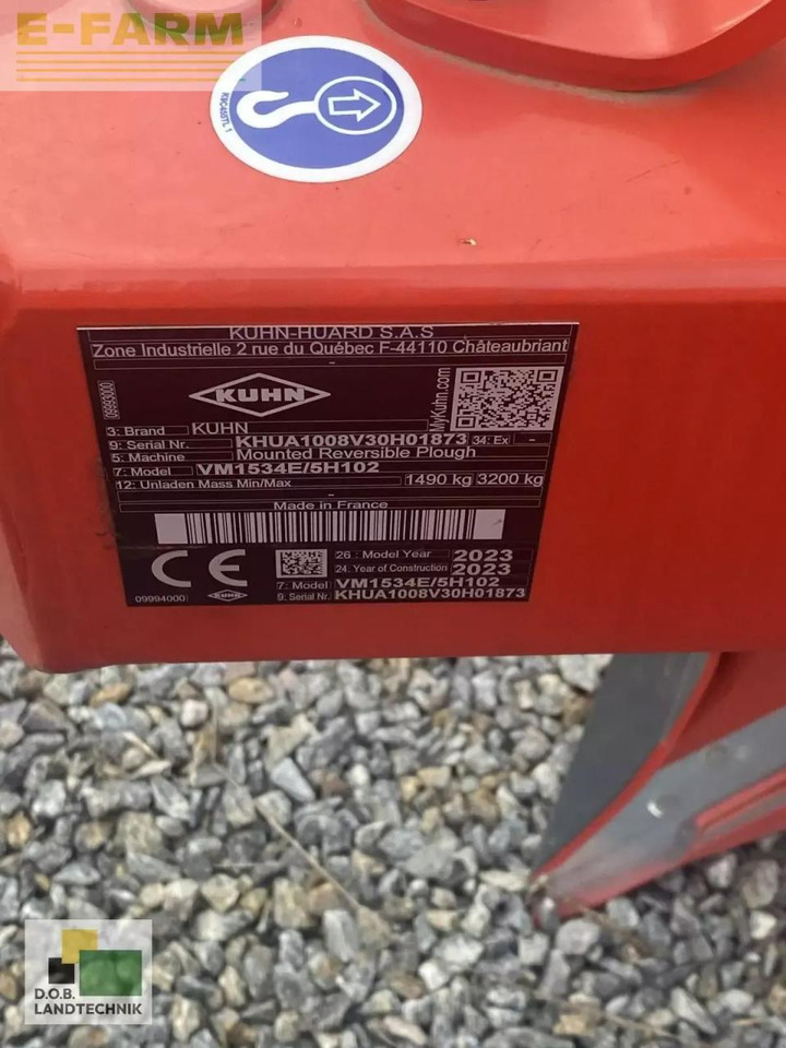 Kuhn vm153 4e/5h 102 - Плуг: фото 5 Kuhn vm153 4e/5h 102 - Плуг: фото 5