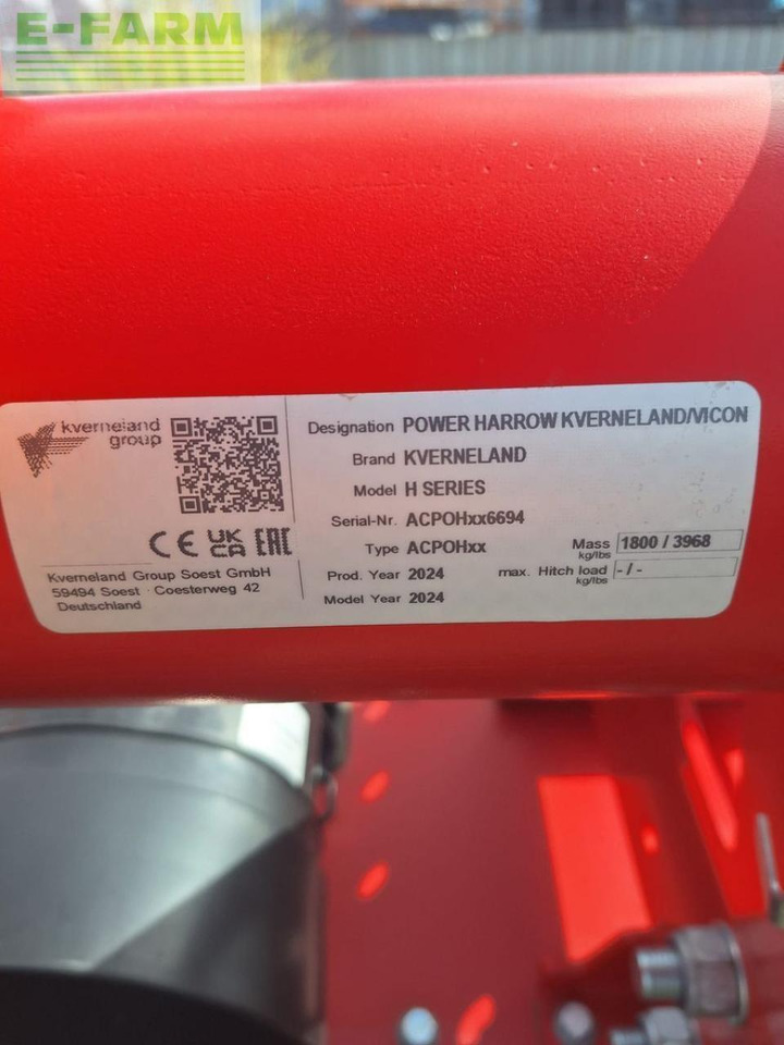 Kverneland h-series 3,00m - Дисковая борона: фото 5 Kverneland h-series 3,00m - Дисковая борона: фото 5