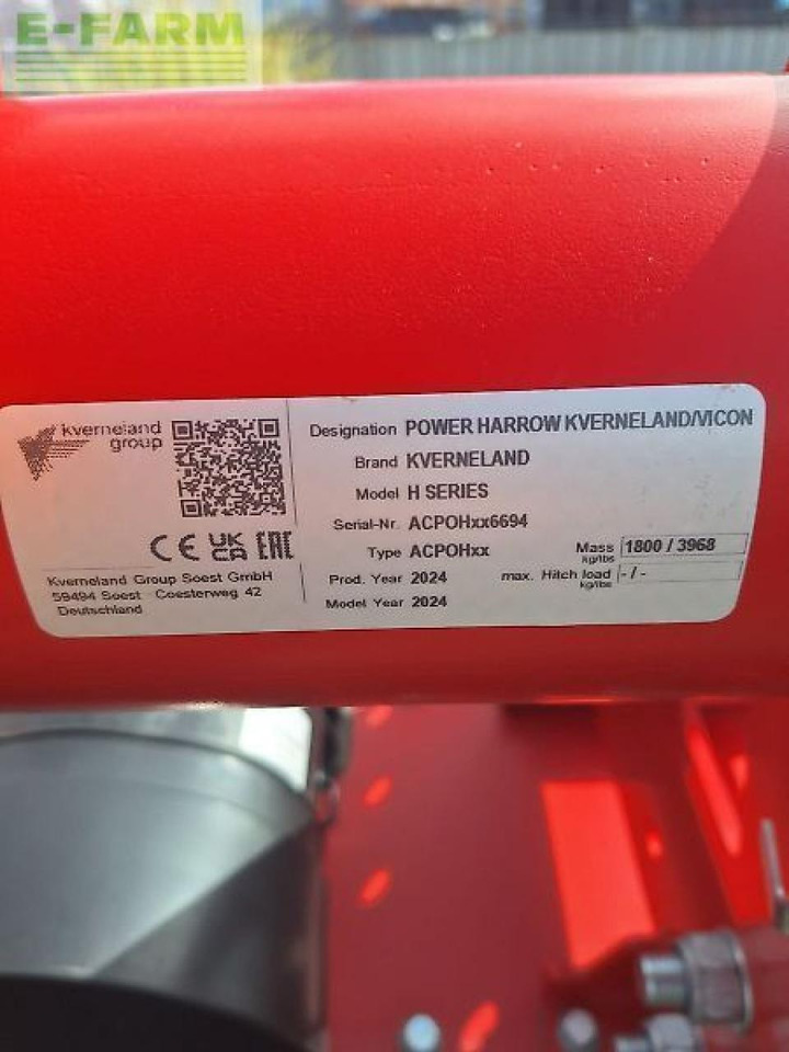 Kverneland h-series 3,00m - Дисковая борона: фото 5 Kverneland h-series 3,00m - Дисковая борона: фото 5