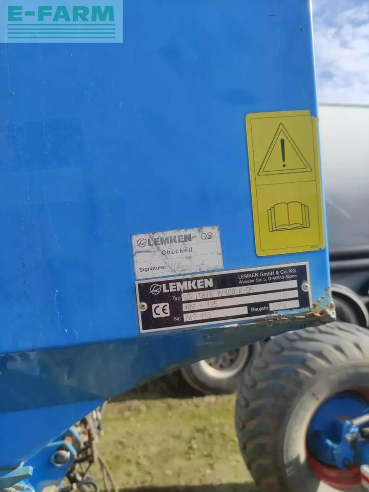 Lemken solitair 9 - Посевной комплекс: фото 5 Lemken solitair 9 - Посевной комплекс: фото 5