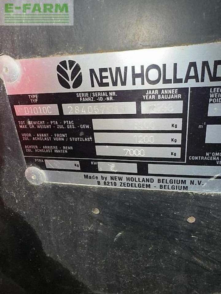 New Holland d1010 - Пресс-подборщик тюковый: фото 5 New Holland d1010 - Пресс-подборщик тюковый: фото 5