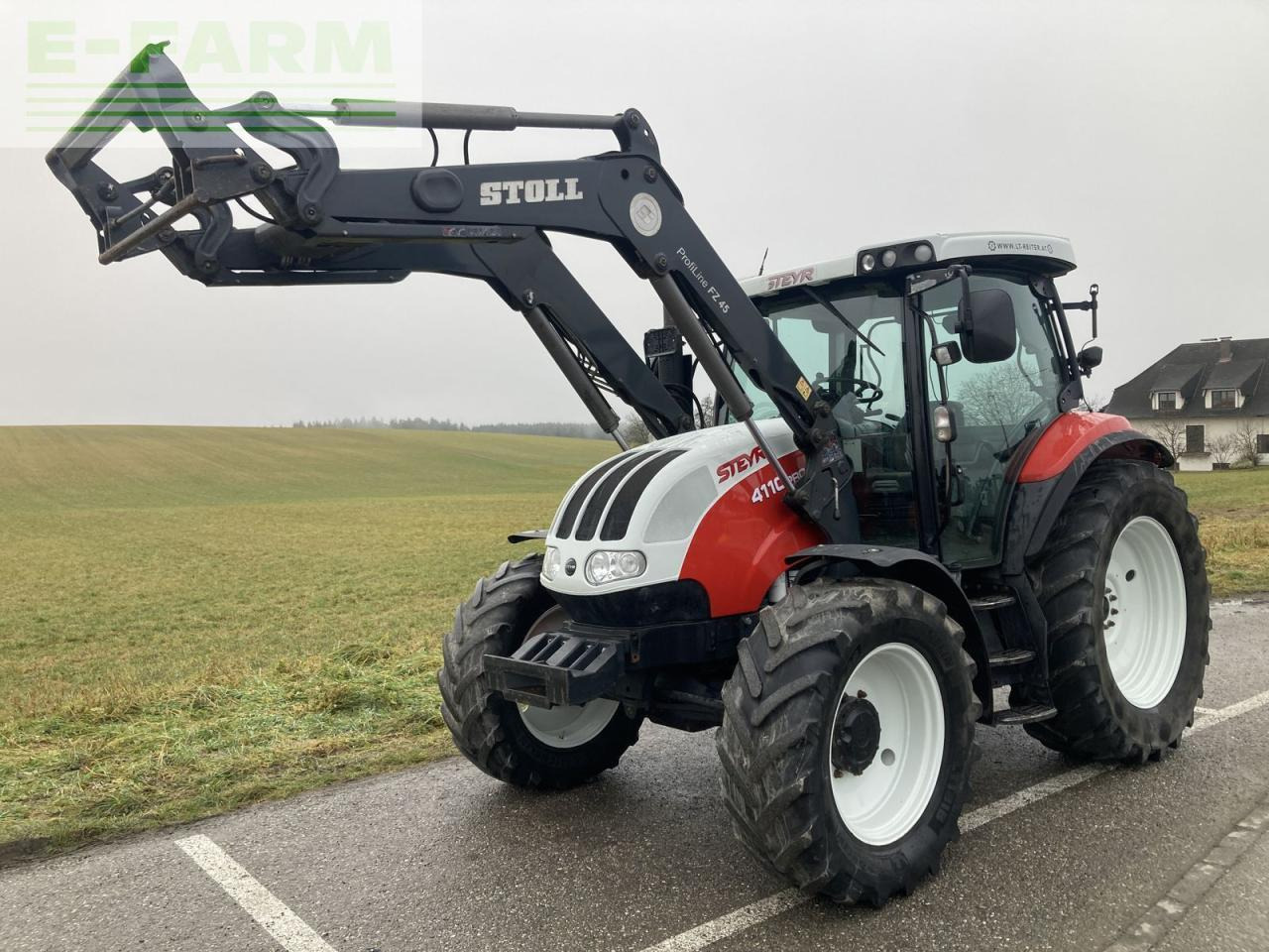 Steyr profi 4110 - Трактор: фото 1 Steyr profi 4110 - Трактор: фото 1