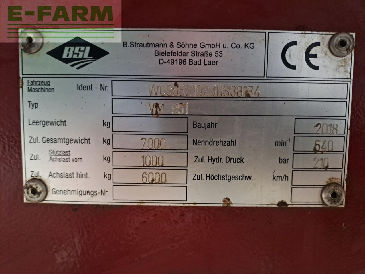 Strautmann Verti-Mix 951 - Инвентарь для животноводства: фото 3 Strautmann Verti-Mix 951 - Инвентарь для животноводства: фото 3