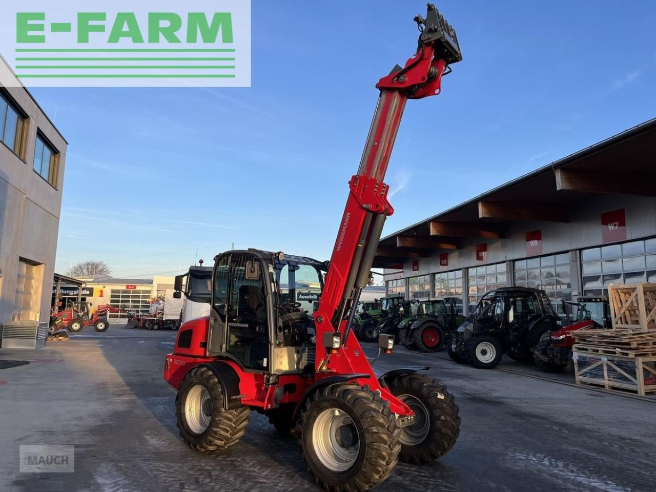 Weidemann 3070cx80 teleradlader 3100h, 30km/h 100l hydr. - Телескопический фронтальный погрузчик: фото 3 Weidemann 3070cx80 teleradlader 3100h, 30km/h 100l hydr. - Телескопический фронтальный погрузчик: фото 3
