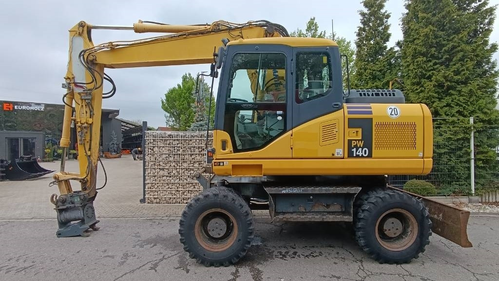 Komatsu PW 140 Mobilbagger Powertilt Schnellwechsler MS 10 - Колёсный экскаватор: фото 1 Komatsu PW 140 Mobilbagger Powertilt Schnellwechsler MS 10 - Колёсный экскаватор: фото 1