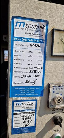 Электрогенератор Tessari 250 KVA Notstromgenerator / Gen Set: фото 11