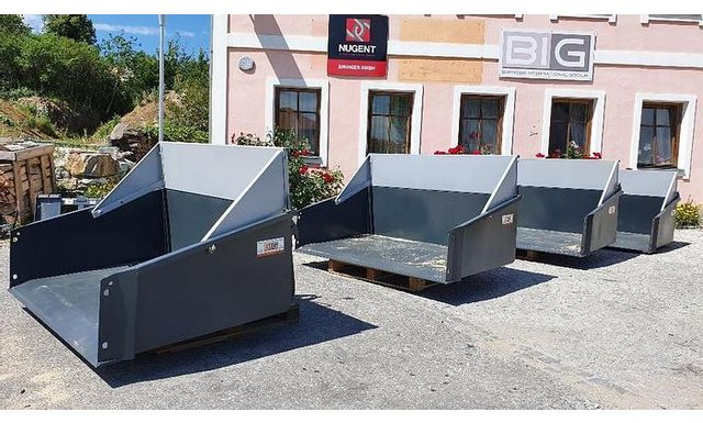 Schwerlast Transportbox / Kippmulde 180 cm mit 3 Punkt- & Euro Aufnahme - Тягач: фото 4 Schwerlast Transportbox / Kippmulde 180 cm mit 3 Punkt- & Euro Aufnahme - Тягач: фото 4
