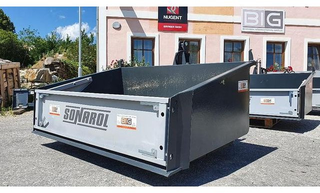 Schwerlast Transportbox / Kippmulde 180 cm mit 3 Punkt- & Euro Aufnahme - Тягач: фото 2 Schwerlast Transportbox / Kippmulde 180 cm mit 3 Punkt- & Euro Aufnahme - Тягач: фото 2