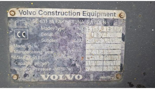 Volvo 4in1 Klappschaufel, Passend zu Volvo L25 180cm Arbeitbreite - Ковш: фото 4 Volvo 4in1 Klappschaufel, Passend zu Volvo L25 180cm Arbeitbreite - Ковш: фото 4