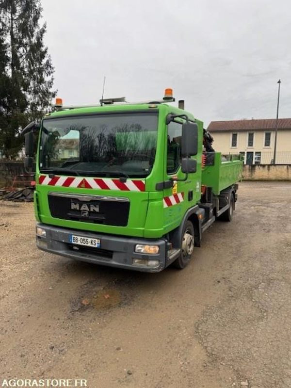 Camion MAN TGL 12T Grue - Benne - Грузовик: фото 1 Camion MAN TGL 12T Grue - Benne - Грузовик: фото 1