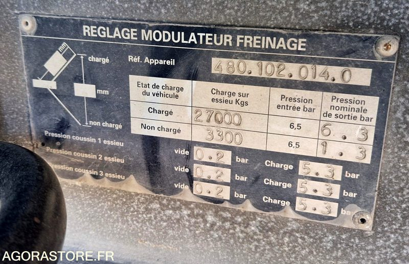 Remorque 3 essieux SAMRO - Полуприцеп: фото 3 Remorque 3 essieux SAMRO - Полуприцеп: фото 3