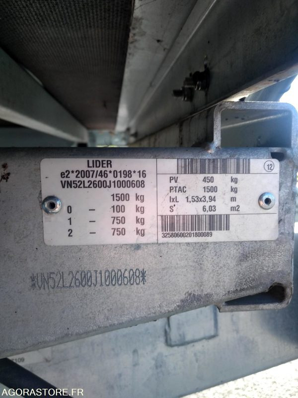 REMORQUE LIDER - Садовое оборудование: фото 2 REMORQUE LIDER - Садовое оборудование: фото 2