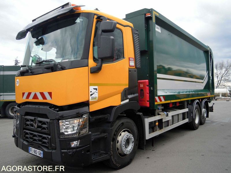Renault 6x2 Gamme C équipé d'une benne à chargement latéral Maxxum Robopac 23m3 - Мусоровоз: фото 2 Renault 6x2 Gamme C équipé d'une benne à chargement latéral Maxxum Robopac 23m3 - Мусоровоз: фото 2