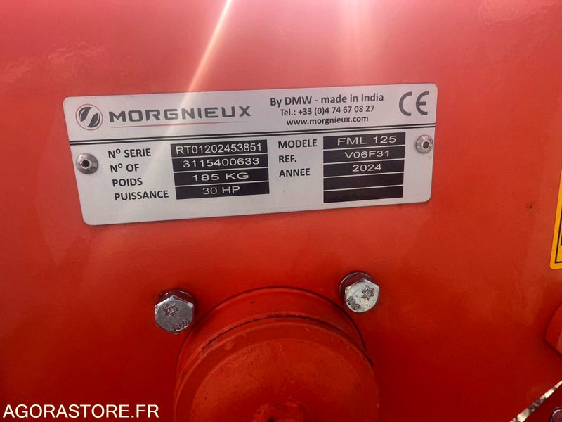 ROTOVATEUR NEUF 125CM Renforcée Morgnieux Pour Petit Tracteur - Сельскохозяйственная техника: фото 5 ROTOVATEUR NEUF 125CM Renforcée Morgnieux Pour Petit Tracteur - Сельскохозяйственная техника: фото 5