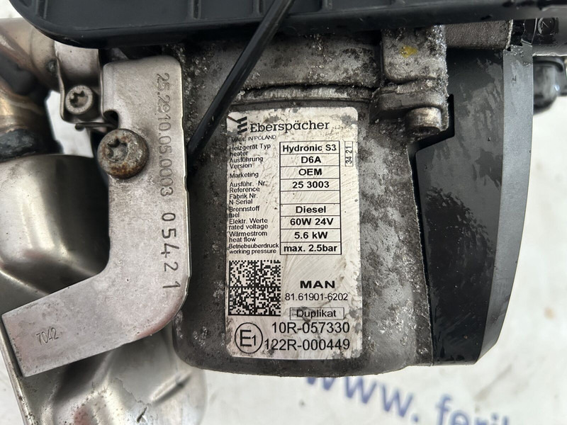 MAN Eberspacher Hydronic S3 D6A 5.6kW 60W 24V - Отопление/ Вентиляция для Грузовиков: фото 4 MAN Eberspacher Hydronic S3 D6A 5.6kW 60W 24V - Отопление/ Вентиляция для Грузовиков: фото 4