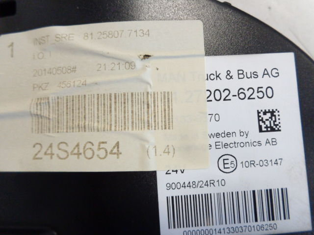 MAN TGX - Приборная панель для Грузовиков: фото 4 MAN TGX - Приборная панель для Грузовиков: фото 4